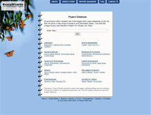 Tablet Screenshot of essaywizards.com